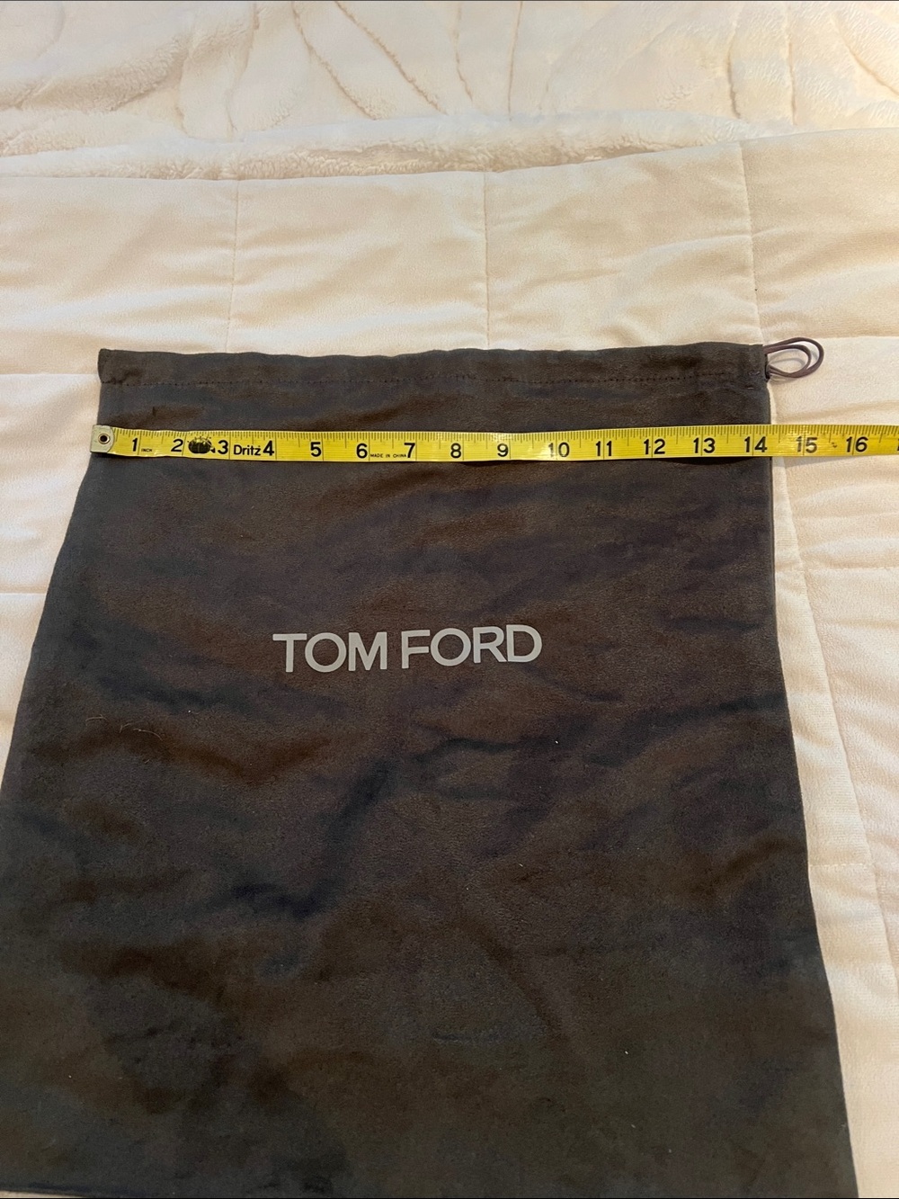 Tom Ford Dust Bag | Dark Gray | Like New - Picture 6 of 6